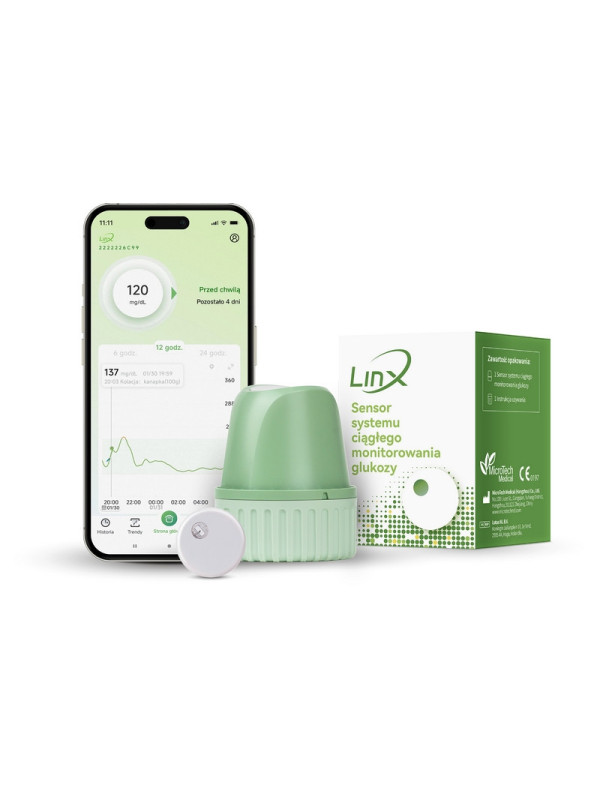 LinX CGM sensor glukozy 15 dni | idiabetyk.pl